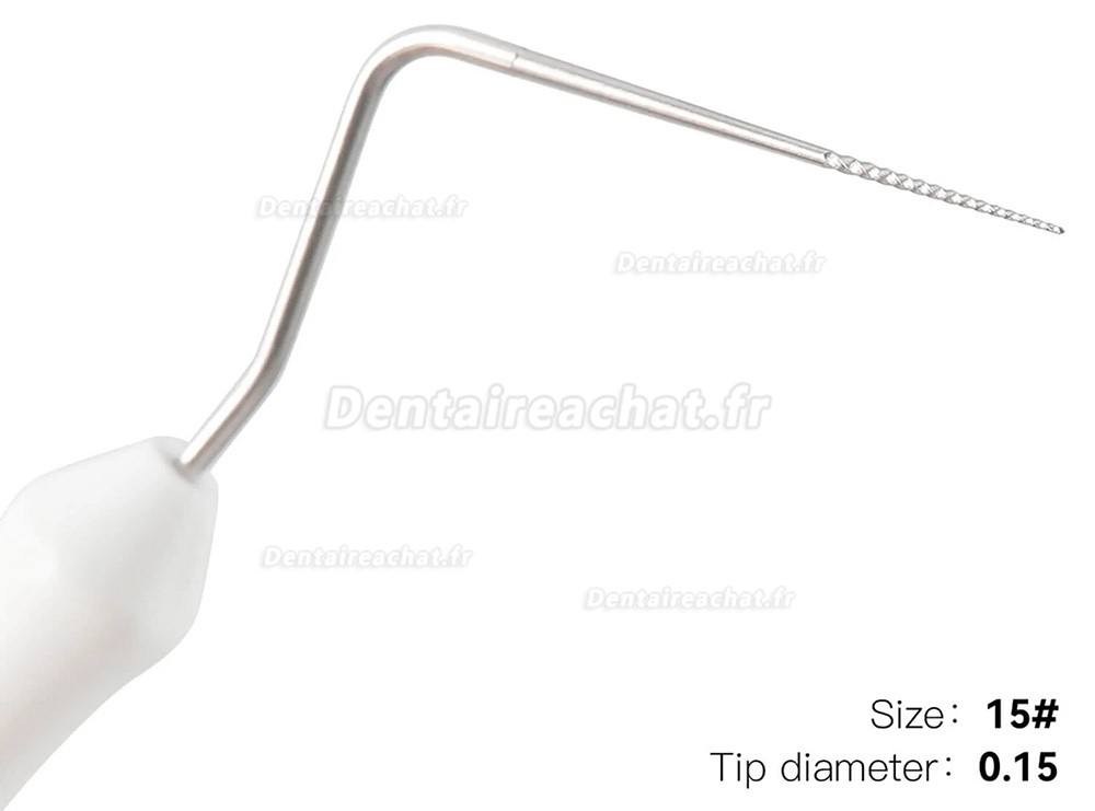 Limes endodontiques microscopiques dentaires 04 conicité #10, #15, #20